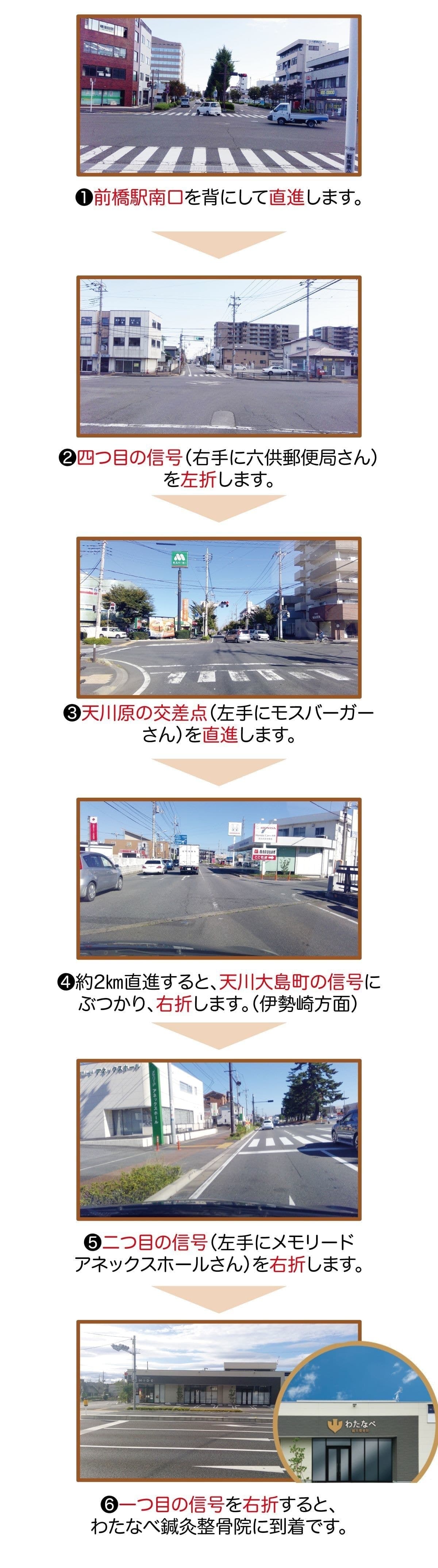 前橋駅からのアクセス